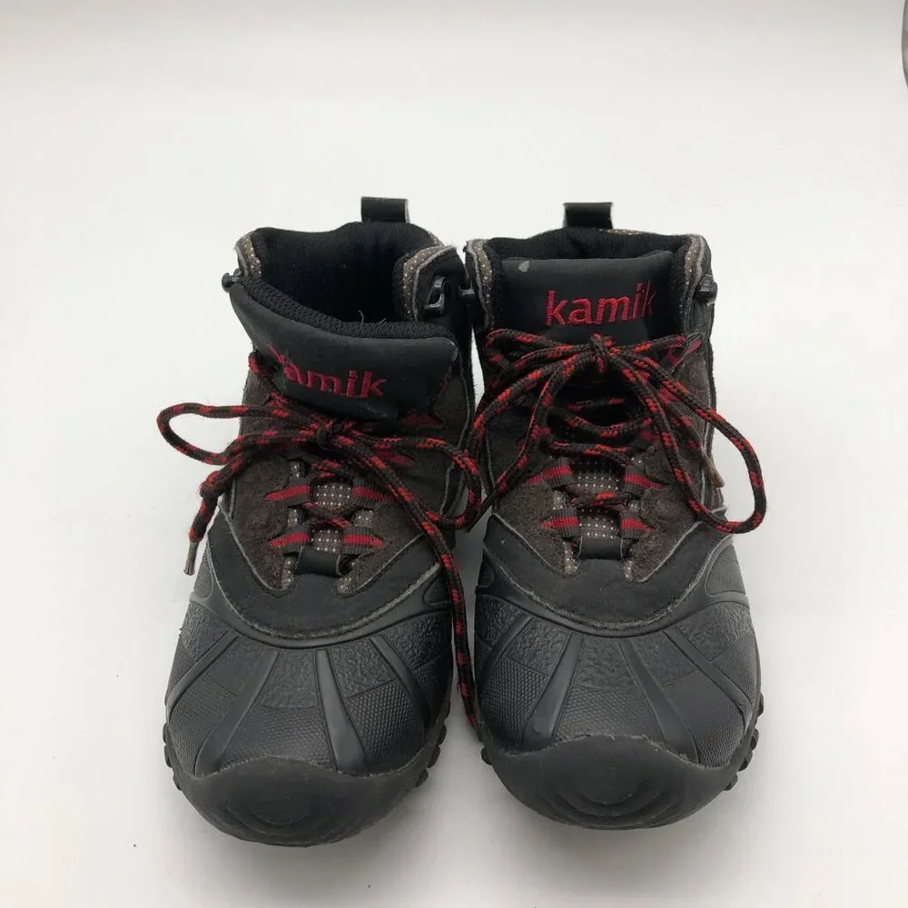 Kamik‎ Little Kids Size 2 Hiking Boots Snow Boots Brown Outdoors Non Slip Shoes